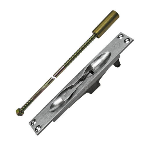 Commercial Extension Flush Bolt | Satin Nickel