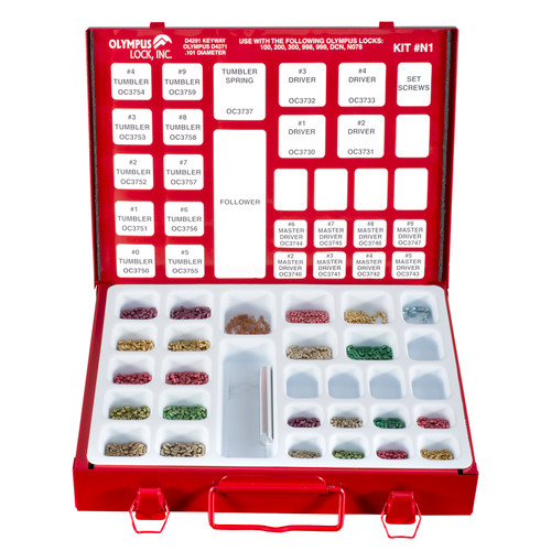 Olympus Lock N Series Pin Kit for National Keyway