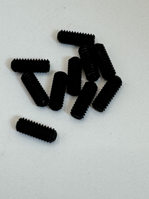 #8-32 x 15/32" Slotted Set Screw for 1-1/8", 1-1/2" Backset (10 Pack)