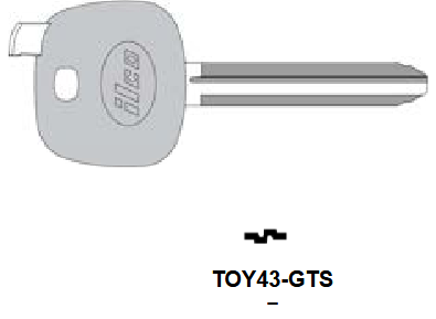 TOY43-GTS Look-Alike Automotive Shell | Nickel-Plated