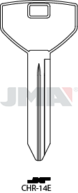 JMA Automotive Quickblanks for Chrysler | CHR-14E | Y157 | Nickel-Plated