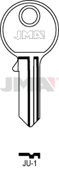 JMA 5-Pin Key Blank for American Lock | JU-1-B | 1046 | Brass