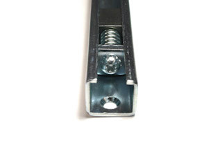 JO Type Offset Top Arm Assembly, Mortise Type, 9/16" Depth Top Rail