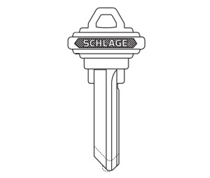Schlage 1358 Keyway | LOA No Longer Required | Standard Bow, Embossed