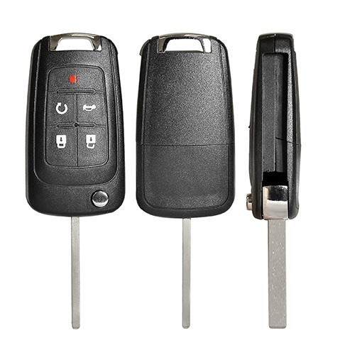 Aftermarket 5 Buttons Flip Remote Key for GM OHT01060512 / V2T01060512