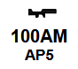 100AM-AP5 Key Blank for Chicago | Nickel-Plated
