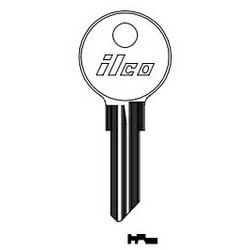 101AM-AP1 Key Blank for Chicago | Nickel-Plated