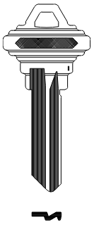 101C-BR Look-Alike Key Blank for Schalge (6-Pin) | Brass | SC4