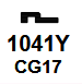 1041Y-CG17 Key Blank for Chicago | Nickel-Plated