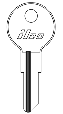 1043J-IL11 Key Blank for Illinois | Nickel-Plated