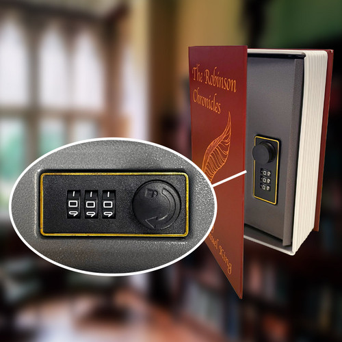 Locking Diversion Book Safe | Cash Hider | Combination Lock