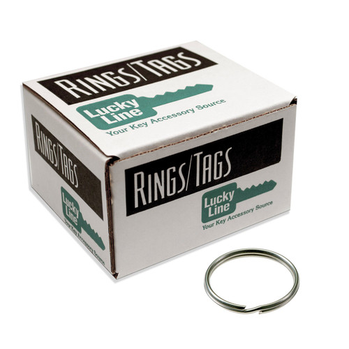 3" Nickel Plated Tempered Split Steel Ring | 25/Display Box