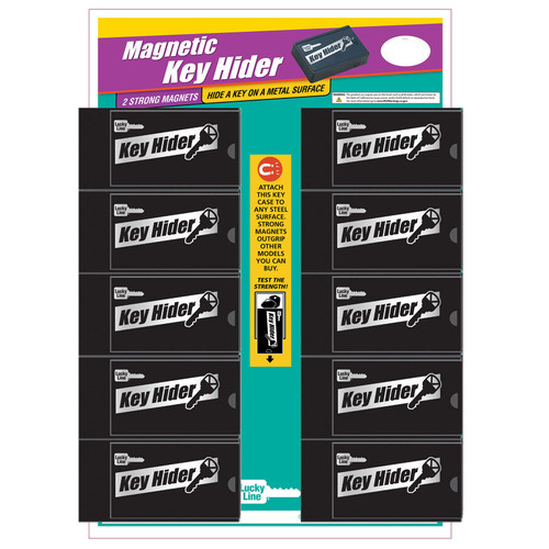 Large Magnetic Key Hider Display | 10/Magnetic Display Card