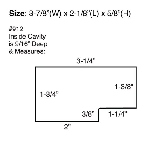 Extra Large Magnetic Key Hider Display | 10/Magnetic Display Card