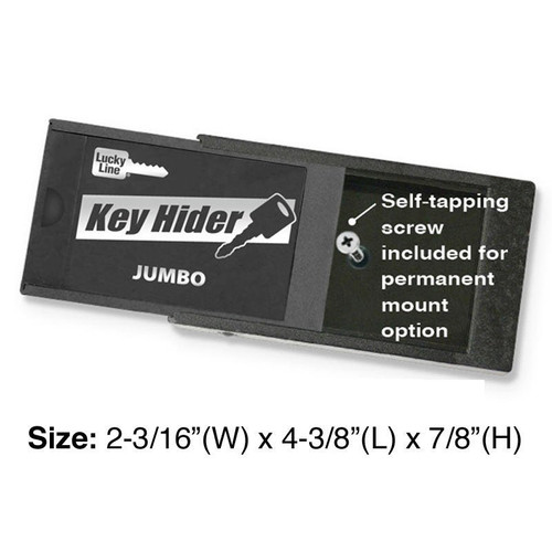 Jumbo Magnetic Key Hider with Mount Screw | 1/Card