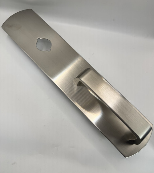 UC2100 Series Pull Trim | Night Latch Function | Satin Stainless Steel