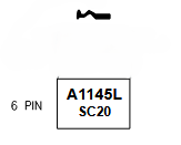 A1145L-SC20 Key Blank for Schlage (6-Pin) | Nickel-Silver