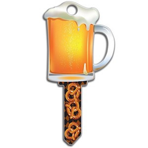 Key Shapes Beer Mug Schlage | 1/Card