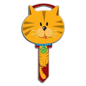 Key Shapes Cat Schlage | 1/Card