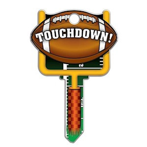 Key Shapes Football Kwikset | 1/Card