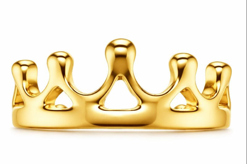ZTA Five Point Crown Ring - Sterling Silver or Vermeil Gold