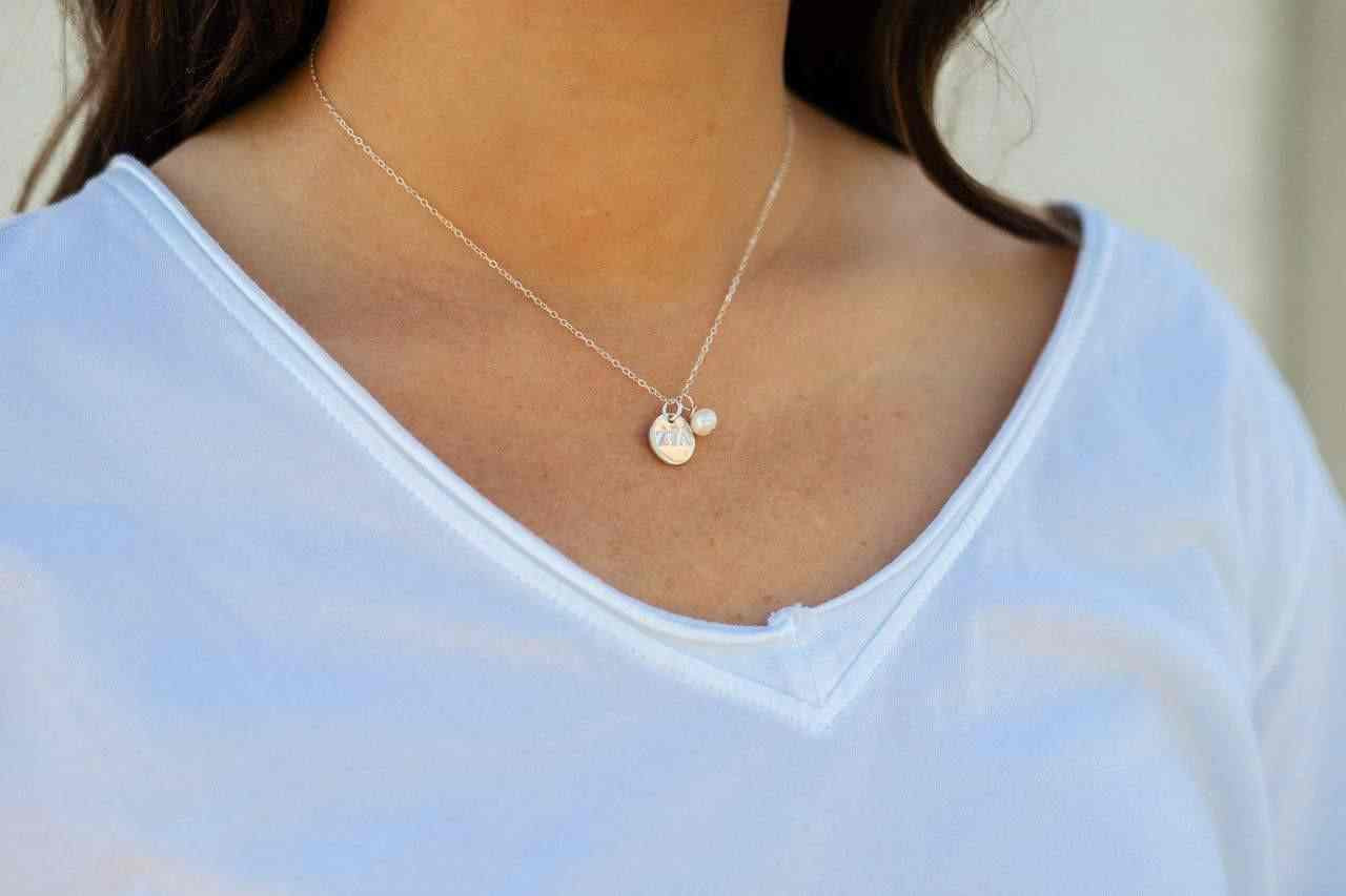 Etoile Coin Necklace（Silver）【Silver925】 ZTA Sterling Silver Coin Necklace - Shawn Paul Jewelry