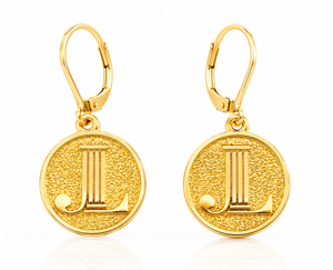 JL Earrings - Gold plated
