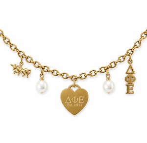 Pearl Mutli-Charm Necklace