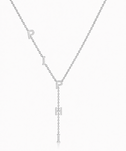 Lariat Necklace - Silver