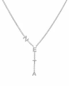 Lariat Necklace - Silver