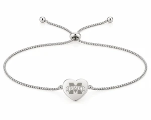 Bolo Cinch Mini Heart Bead - Stainless Silver