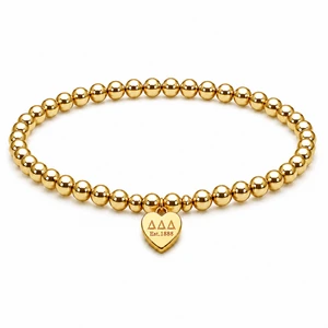 Color Pop Mini Heart Tag Bracelet - Gold