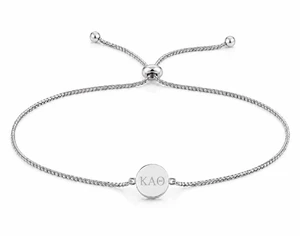 Mini Bead Bolo Cinch Bracelet - Stainless Silver