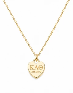 mini heart color pop necklace - gold