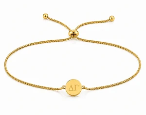 Mini Circle Bead Cinch Bracelet - Gold