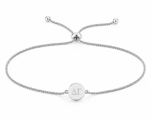 Mini Circle Bead Cinch Bracelet - Stainless Silver