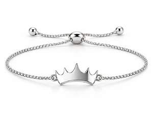 ZTA Crown Bolo Cinch Bracelet – Silver