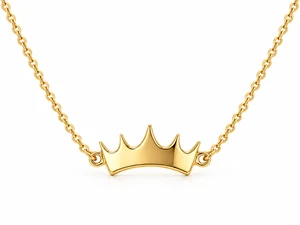 ZTA Crown Necklace – Gold