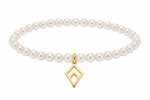 Kite Bracelet - Pearl & Gold