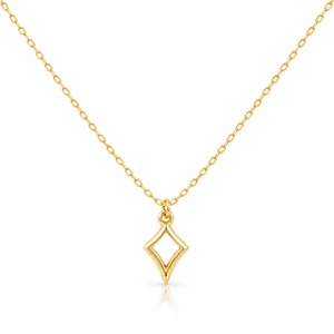 kite necklace gold plated - theta