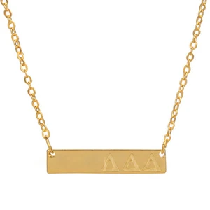bar necklace - tridelta