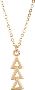 DELTA DELTA DELTA LAVALIERE NECKLACE