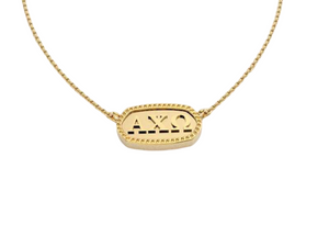 oval athena necklace - achio