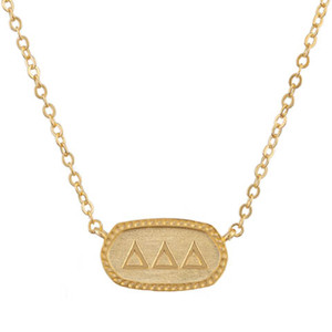 oval athena necklace - tridelta