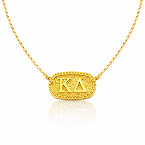 oval athena necklace - kappa delta