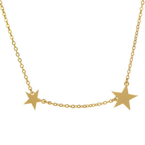 Twin Star Necklace