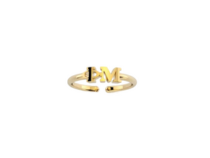 PM adjustable letter ring