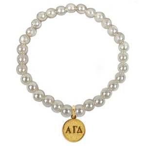 Alpha Gamma Delta Pearl Bracelet Alpha Gamma Delta Pearl Bracelet