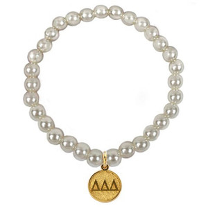 Delta Delta Delta Pearl Bracelet
