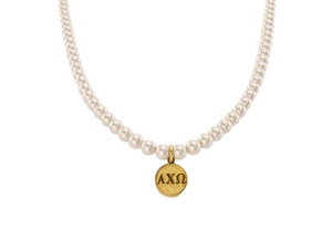 Alpha Chi Omega Pearl Necklace Alpha Chi Omega Pearl Necklace